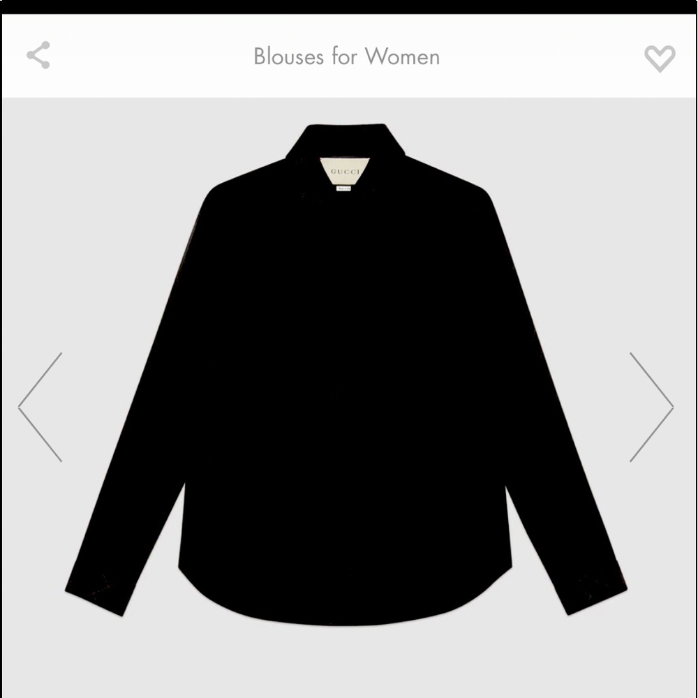 Brand new with tag Gucci women  Blouse